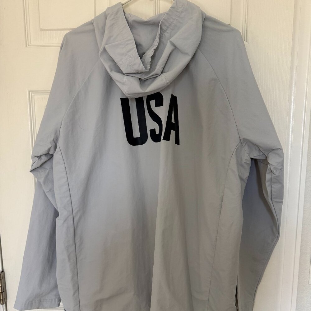 Adidas USA Volleyball Half Zip Windbreaker Size L - Picture 2 of 4